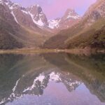 Lucy Fry Instagram - Greenstone to Routeburn NZ with @kierangiffen_ 💕 Routeburn Track
