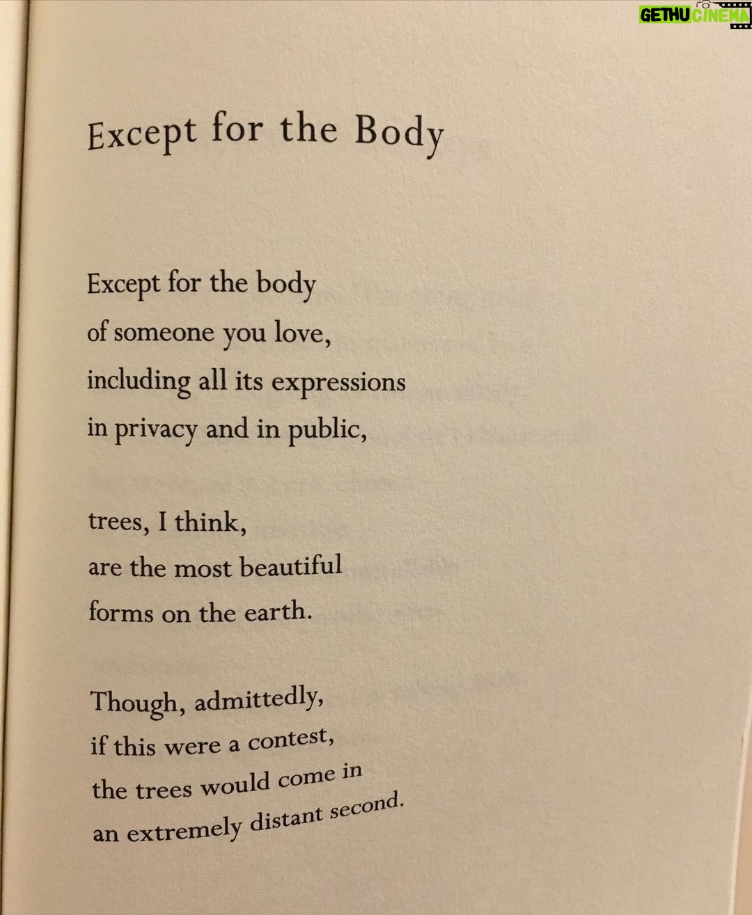 Lucy Fry Instagram - A Mary Oliver Poem 💚 and a painting of a favorite tree in one of the forest remnants @bigscrublandcare protects and restores 🌱