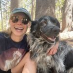 Lucy Fry Instagram - A furry love story 🐕