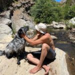 Lucy Fry Instagram - A furry love story 🐕