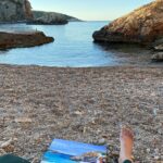Lucy Fry Instagram - Grateful to get to travel to celebrate our friends beautiful wedding, @stephaniiie_nyc and @alecwing ❤️, to see my sister and soon-to-be-brother in law, to go to an island, paint alongside an angel artist, watch tides turn and perspectives change🌊
