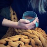 Lucy Fry Instagram - Little fall things... a new painting... ginkgo leaf patterns on the sidewalk... cosy weighted blankets drinking hot chocolate made by a friend in a mug made by a friend... messages from manhattan streets 🌱 Brooklyn, New York