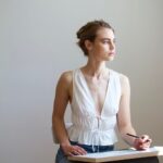 Lucy Fry Instagram - This peaceful drawing time in our creative zone was such a treat @the.baremag Dreamscaped