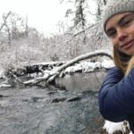 Lucy Fry Instagram - Winter. Waiting For the falling snow to set us free With its patient melody, Each snow flake Surrenders to the wind And follows its own divine path To the earth. - be as you are