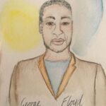 Lucy Fry Instagram – A drawing for George Floyd. His life mattered.