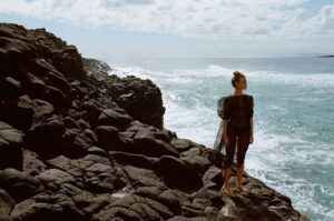 Lucy Fry Instagram - Creating this shoot at one of my favorite beaches in Australia with @lucywarrenstyle @ashleapenfold  and @ming_nomchong for @thelaterals magazine was pretty bloody blissful :)