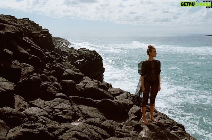 Lucy Fry Instagram - Creating this shoot at one of my favorite beaches in Australia with @lucywarrenstyle @ashleapenfold and @ming_nomchong for @thelaterals magazine was pretty bloody blissful :)