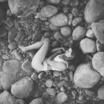 Lucy Fry Instagram - A boulder rolls uphill Exhaustion as the nerves Grind against gravity Rounded shards of sand A worn sea shell She curls into the moon Earth