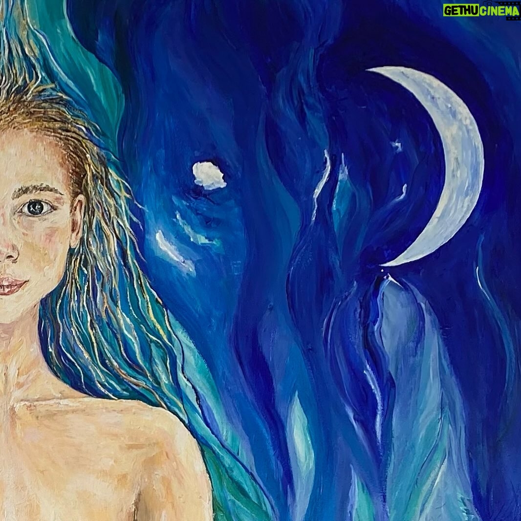 Lucy Fry Instagram - This year, I want to be better at connecting with you through this space. I generally really suck at social media, mostly because i get overwhelmed by the over- stimulation, and you can probably tell that I’m not on here that often! But when I was thinking about what I’d like for this year, I realized that this doesn’t have to be overwhelming. I’d like it to be a space for more connection, especially sharing the joys and vulnerabilities of walking a creative path. This is a section of a painting I did many years ago. I started it as a process to find more self acceptance, and it took me five years to finish 😅 (I think that tells you a lot about my self- acceptance journey!) And honestly, I’m sharing it in sections because I suck so much at social media I couldn’t get the whole thing to fit in the image box cause the painting dimensions are the wrong shape 😂 look, this is a work in progress. Like art, like life. Thank you for sticking with me on this journey 💛