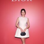 Lucy Hale Instagram - Such a great night celebrating #RougeDior ♥️ wearing shade 100 Nude Velvet @dior & @diorbeauty @mollyddickson @kdeenihan @peterluxhair