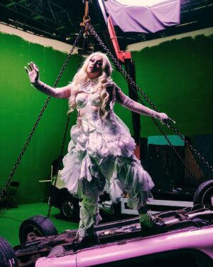 Lucy Loone Instagram - some more carnage bts ｡◕‿‿◕｡ still not over this big slay with @jazminbean . so grateful it’s out n Ty to everyone who’s shared kind words to us about it (: 🪓
