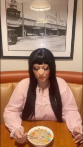 Lucy Loone Instagram - After years on top of years, It’s finally time I let you know. “Eat it Up” will be releasing Friday, October 13th 🥞🍽🍪 thank you to those who have been so patient and supportive. the journey while making this record had so many ups and downs but i am just filled with love in my heart for this music and i hope you can connect with it and cherish it. EAT IT UPPPPPP OCTOBER 13TH AAGGHHHHH ♥️