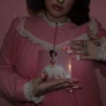 Lucy Loone Instagram - me and my baby. she’s just a little over three months. ain’t she gorgeous? her name is Eat it Up 💝 🥄 as promised, new batch of signed CDs available on @whippedblood now!!!!🩰💗 love you guys & hope you’ve been enjoying the album. thank you a million for the support and welcoming my baby into the world. she’s gonna do great things. xx