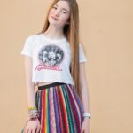 Lucy Paez Instagram - Girls With Dreams 🌈✨.... Become Women With Vision ⭐️👀💪🏻 ▪️ ▪️ ▪️ #8m #march2021 #womenempowerment #internationalwomensday #mylifestyle #girlpower #blondie #changemakers #tweenfashion #trendy #makeitbright #yougotthisgirl #enjoythelittlethings #loveyourself #rainbowskirt #newadventuresahead #hereicome #actresslife #mypassion#followyourdreams #shinebright #childactress #mymagicalmoments #lucypaezofficial