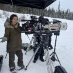 Lucy Paez Instagram - #part2 of #themother chaotic behind the scenes🐺🗻❄️ @jlo @nikicaro @netflixfilm Around The World