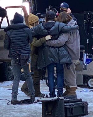 Lucy Paez Instagram - In honor of #themother our movie being #1 WORLDWIDE 💥💥💥 here goes a chaotic behind the scenes #part1 😌 @jlo @nikicaro @omarihardwickofficial @netflixfilm