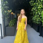 Lucy Paez Instagram – fairytale fantasy glam vibes for my first film premiere ever of #TheMother @netflix it was a dream come true working with @jlo & @nikicaro ✨
#styled by @marc_eram
#hair by @christianmarc
#makeup by @yukari.makeup
#dress @silviatcherassi
#jewelry @davidyurman
