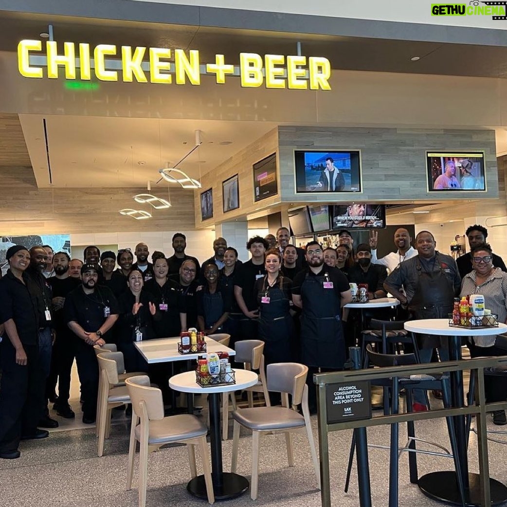 Ludacris Instagram - ITS OFFICIAL!!!!! CHICKEN & BEER LAX IS NOW OPEN! 🔥🔥🔥🔥🔥 TERMINAL 3! LOS ANGELES LETS GO!!! LAX, Los Angeles International Airport, Terminal 3, Virgin America