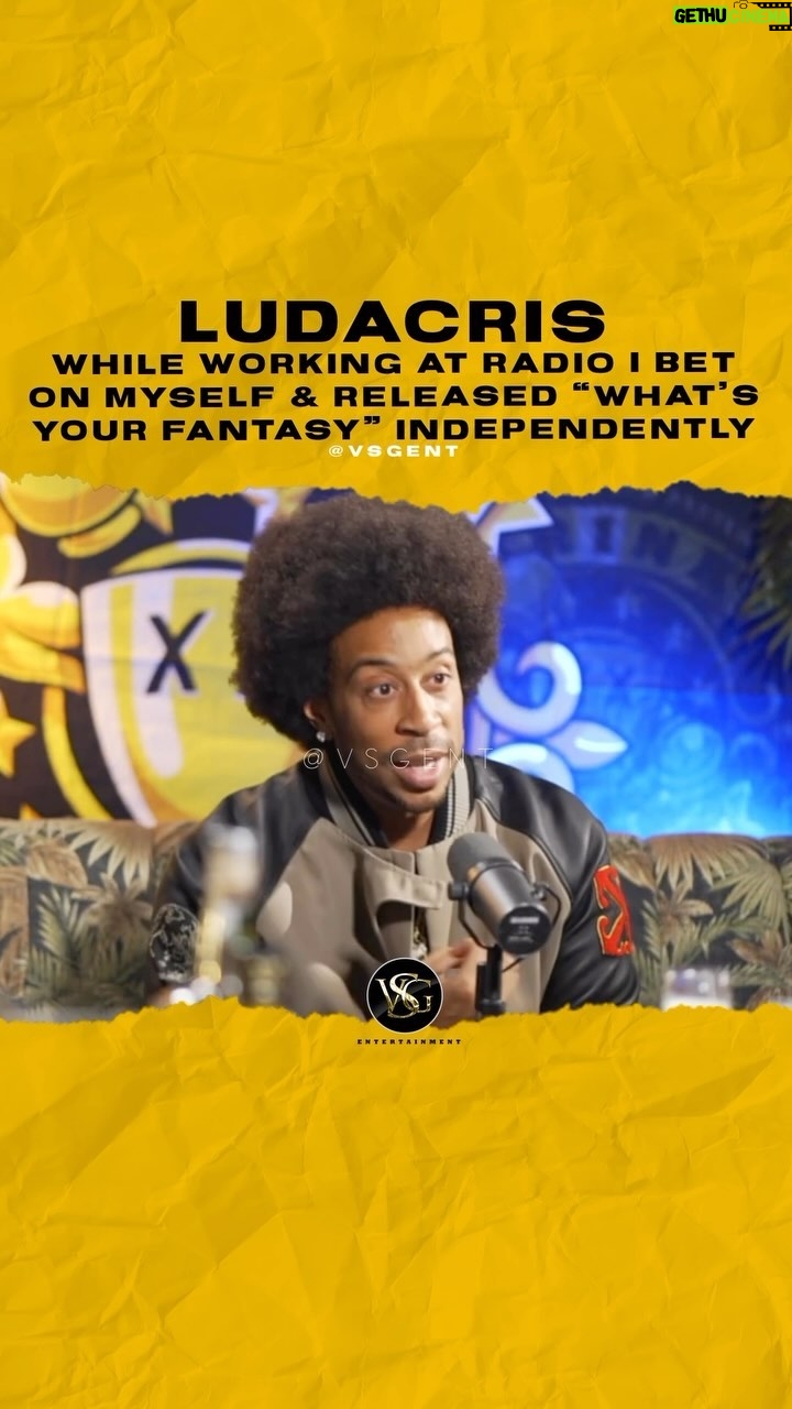 Ludacris Instagram - @ludacris While working at radio I bet on myself & released “what’s your fantasy” independently. #ludacris 🎥 @drinkchamps x @revolttv