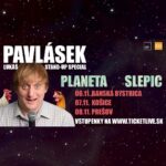 Lukáš Pavlásek Instagram – Opäť v novembri privítame @lukaspavlasek na Slovensku ! 🇸🇰
Po úspešnej jarnej MINI TOUR sa vráti so svojou one-man show 🐓PLANETA SLEPIC🐔, pripravený pobaviť nás všetkých. 

Nezmeškajte príležitosť uroniť pár sĺz od smiechu 😂 a zasmiať sa tomu, čo poznáte zo života. 

👉 06.11. Lukáš Pavlásek: Planeta slepic | Banská Bystrica | Robotnícky dom
👉 07.11. Lukáš Pavlásek: Planeta slepic | Košice | @dkcveritas 
👉 08.11. Lukáš Pavlásek: Planeta slepic | Prešov | @stromoradie.sk 

🎟️ Lístky: www.ticketlive.sk 
• • • • • • • • 
#robotnickydom #banskabystrica #dkcveritas #kosice #stromoradie #presov #musicclub #comedy #standup #standupcomedy #standupcomedian #comedian #czechcomedy #planetaslepic #lukaspavlasek #promusicsk #ticketlivesk Slovensko