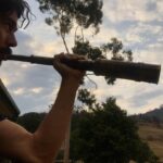 Luke Arnold Instagram – Every sunset, we sit on the back porch and watch the kangaroos, echidnas, wombats, eagles and occasional mythical beast move through the hills. The binoculars weren’t quite cutting it so the folks got me the perfect Christmas gift.
Works better than the ones we had on set
#blacksails