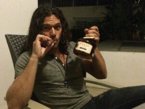 Luke Arnold Instagram - ##WhereIWrote Part 3!
TEN YEARS LATER - after forgetting about my own writing and focusing on other people’s worlds for a while, I found myself in Cape Town pretending to be a pirate. In 2014, I sat down and smashed out a short story about a Man for Hire looking for a missing Vampire teacher. This was the first version that bears any resemblance to the final book. The first person to read it was with incredible @jparkerk3 who gave me enough positive feedback for me to keep tinkering with it. I had the idea of writing a bunch of short stories about this guy and maybe putting them all together in a book one day. My dear friend @stevenlochran who knows far more about publishing than I do, told me that a book of short stories is rarely an exciting pitch for a publisher and I should think about  turning it into a novel.
Pirate life became overwhelmingly busy again but at the end of Season 4, when I had no more insane monologues to learn or fights to practice or push-ups to do, I took my friend’s advice.
#TheLastSmileInSunderCity

Set photos taken by producer extraordinaire Nina Jack
