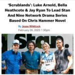 Luke Arnold Instagram – Come out to the Scrublands! We’ll get together, have a few laughs!
Excited to be slipping into the shoes of Martin Scarsden to uncover the mysteries of Riversend with @bellaheathcote @jayryanofficial and @greg_mclean_ for @stanaustralia.