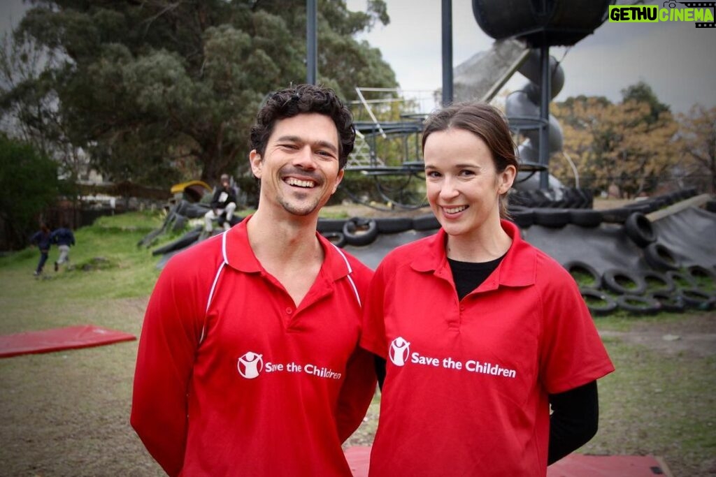 Luke Arnold Instagram - I’ve had the privilege of visiting many of the projects that @savechildrenaus work on around the world but I was finally able to spend some time at one of their projects in Melbourne. “Cubbies” is a program that provides a safe place for kids to play and learn. Supported by incredible social workers, play is used to help kids recover as well as build social, cognitive and emotional health. I’m always moved to see how Save the Children dedicate themselves to giving kids (many of whom have experienced hardship) a place to be kids again. Thanks to everyone at Cubbies, especially Sarah, for letting @clairevandboom and I come be kids for a bit too!