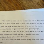 Luke Arnold Instagram – Tidying up the shed and found an early draft of the Fetch Phillips short story that eventually became The Last Smile in Sunder City
🥃