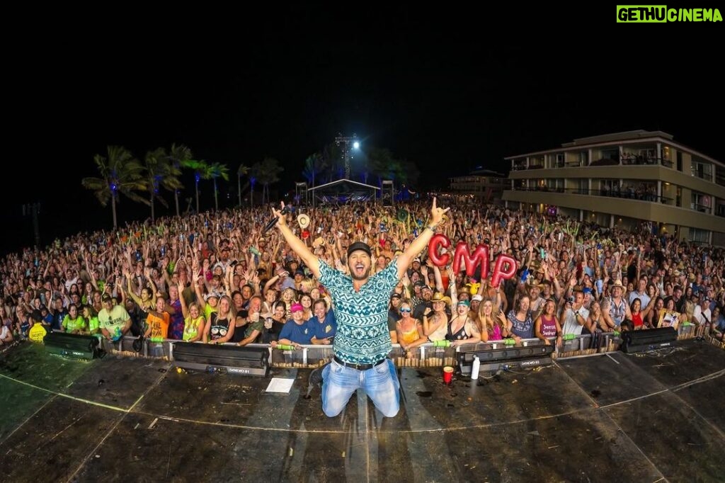 Luke Bryan Instagram - No party like a @CrashMyPlaya party Moon Palace Resort, Cancun