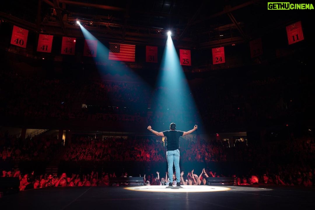 Luke Bryan Instagram - One more to go. Let’s do this thing, Charleston. #CountryOnTour Charlottesville, Virginia