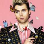Luke Hemmings Instagram - Vertical hair and flowers 🦋🌹🔥 Thank you so much TUSH and to everyone who worked on this shoot @tushmagazine ⁠  Photo @domenvandevelde⁠ ⁠ Make-up @shoichiro_kashibe using @givenchybeauty⁠ Hair @joerirouffa⁠ Styling @lil_saigon⁠ Set Design @eyako_o Fashion Editor @dinavibes_⁠ Interview @afr_a⁠ Animation @marieb1anchard