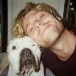 Luke Hemmings Instagram - last couple of weeks with my executive producer 🐷