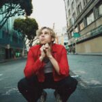 Luke Hemmings Instagram – some photos from the Starting Line video, shot Downtown LA late june