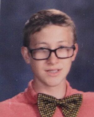 Luke Mullen Instagram - 7th grade yearbook picture... until tomorrow or permanent?