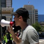 Luke Mullen Instagram - CLIMATE CHANGE IS NOT A LIE, DO NOT LET OUR PLANET DIE! • I feel so empowered striking and marching alongside my generation for the global climate strike. Thanks to @usclimatestrike @climatestrike.la and @fridaysforfuture and especially to @gretathunberg who started this movement. 🌎WE ALL HAVE A VOICE, AND THIS MOVEMENT IS GROWING. WE WILL BE HEARD. Los Angeles, California