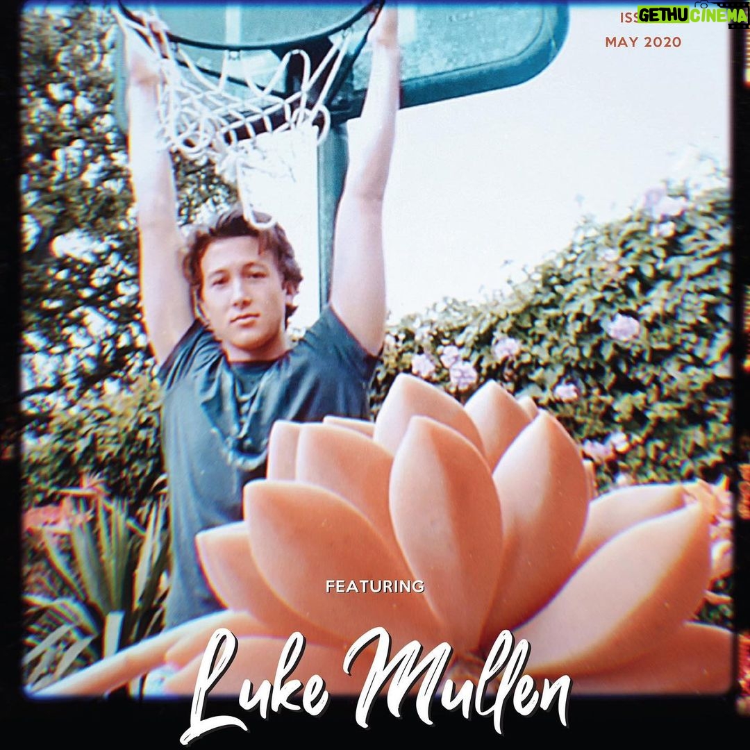 Luke Mullen - 53.2K Likes - Head over to @unclearmag if you want to see a certain doofus on the cover holding random things he finds in his house for a FaceTime photoshoot (also pretty cool article) 📸: @camiliberty