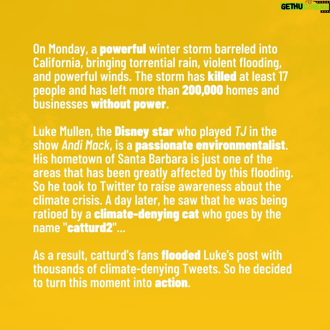 Luke Mullen Instagram - Yes, you read that right… Link in bio to donate. All donations are split evenly among the eight charitable organizations listed on the fund #RatioRelief
