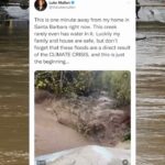Luke Mullen Instagram – While thousands of Californians are losing their homes, livelihoods, and LIVES to unprecedented flooding, thousands of climate deniers are in my replies denying the climate crisis exists. Help me outratio this climate denying cat by donating to the link in my b¡o!!!!! #ratiorelief