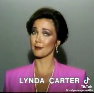 Lynda Carter Instagram - It’s 10 pm. Do you know where your children are?
(The Internet, probably.) #throwback