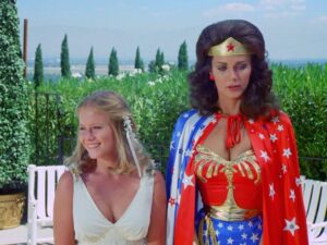 Lynda Carter Instagram - “Will she ever stop talking about Marcia Marcia Marcia?” #flashbackfriday