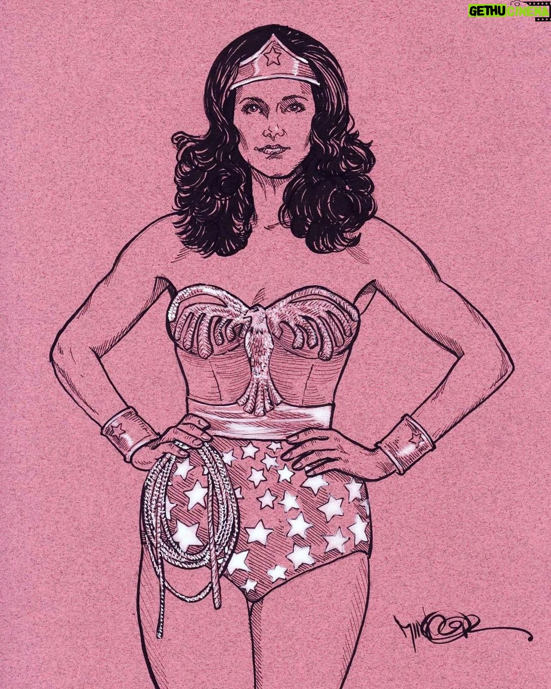 Lynda Carter Instagram - I am never not amazed by the illustrations people send me. Gorgeous art by @jerantino on @deviantart ✨