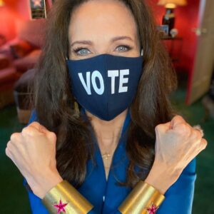 Lynda Carter Instagram - HAPPY VOTING! Helpful info from Sherilynn Ifill: 

If you run into any trouble or confusion at the polls today, you can call the civil rights Election Protection hotline: 1-866-OUR-VOTE. To report intimidation or other potential violations of law the DOJ @CivilRights has a hotline: 1-800-253-3931 #vote