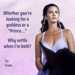 Lynda Carter Instagram - Happy Valentine’s Day! Pick your favorite card to share with your sweetheart ❤️