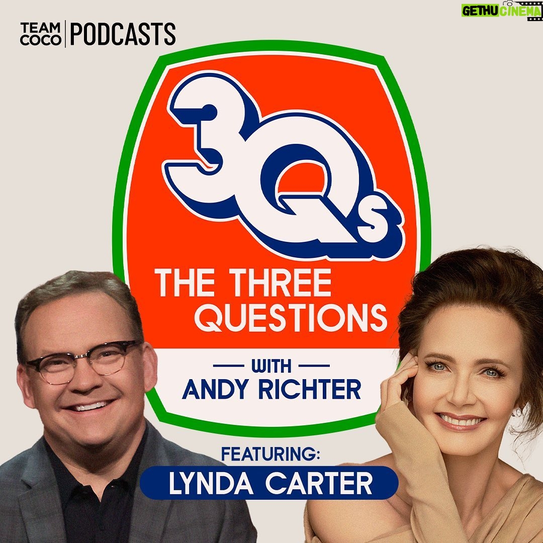 Lynda Carter Instagram - I had a blast talking about my career and growing up in Phoenix with @richtercommaandy on The Three Questions podcast! Thank you @teamcoco 🧡 Link in Andy’s bio.