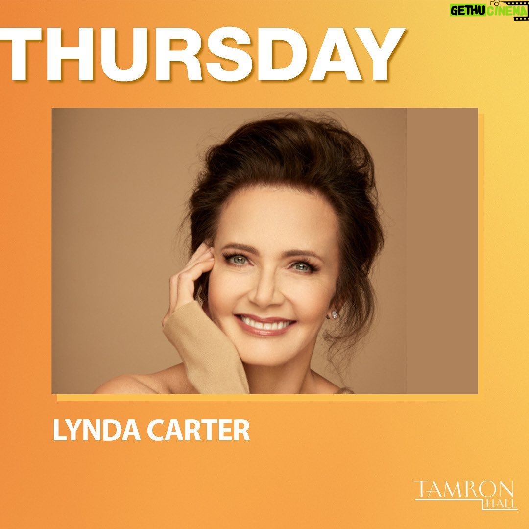 Lynda Carter Instagram - I’ll be appearing on the @tamronhallshow today (Thursday 11/9). Don’t miss it! ❤️