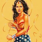 Lynda Carter Instagram - Gorgeous illustration by @rhiannondrewit. Happy Friday! ❤️