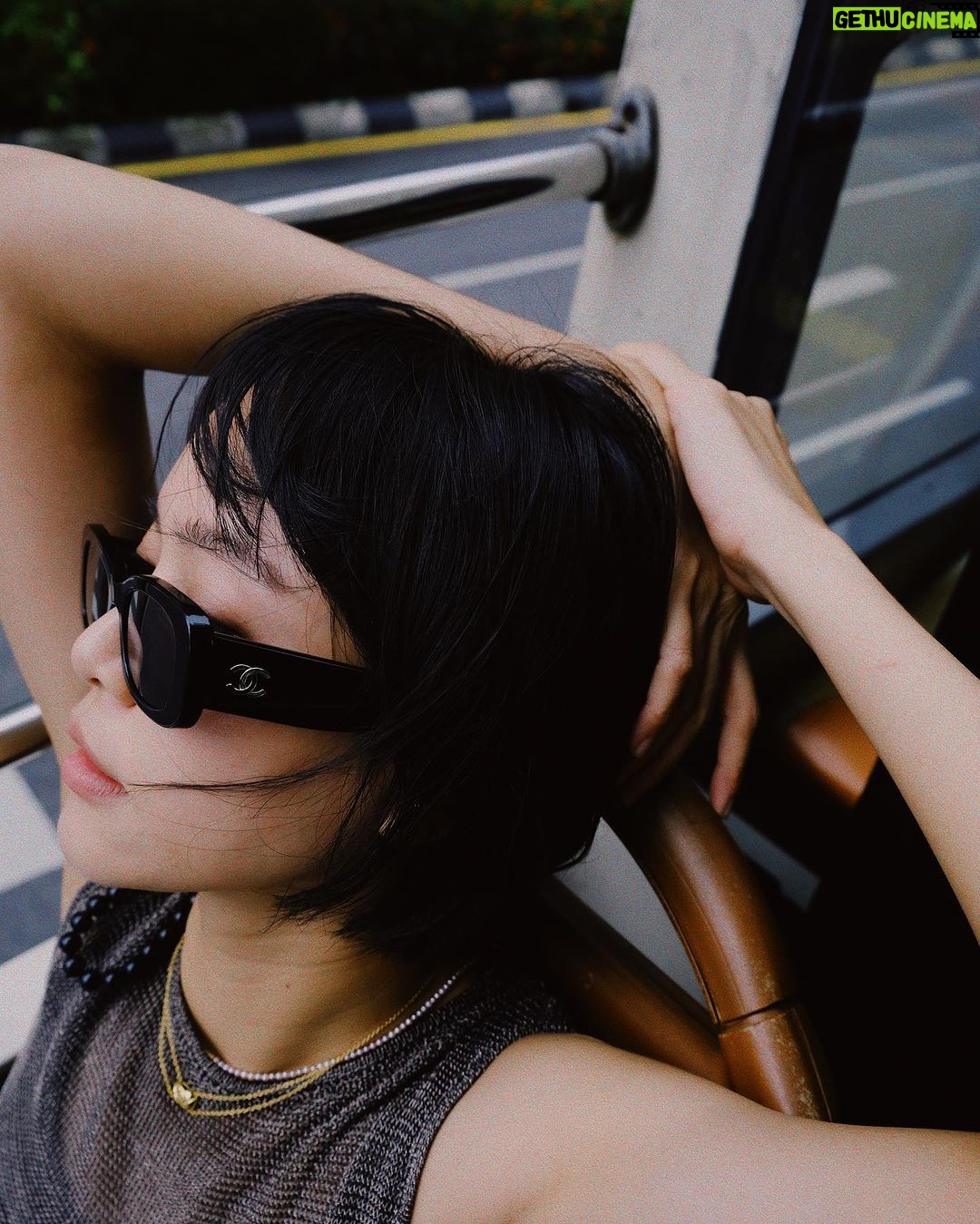 Lynn Lim Instagram - Necessities for happiness: sunshine and wind, food and bus ride 🚌 #thankyou @chanelofficial Kuala Lumpur, Malaysia