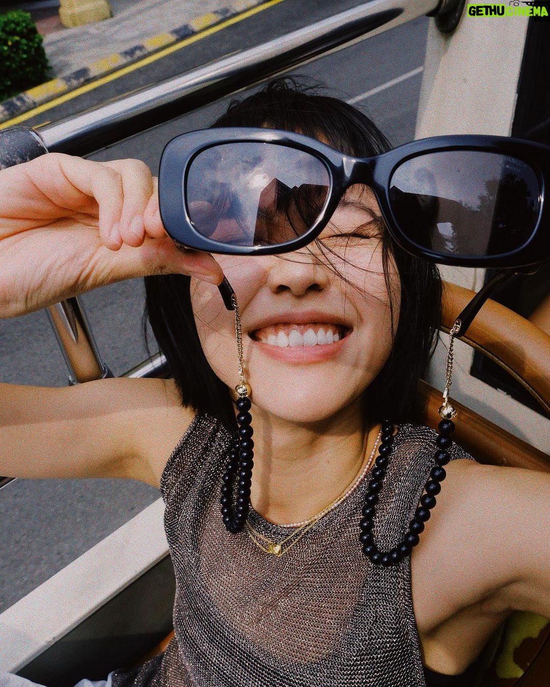 Lynn Lim Instagram - Necessities for happiness: sunshine and wind, food and bus ride 🚌 #thankyou @chanelofficial Kuala Lumpur, Malaysia