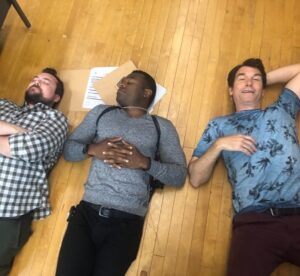 Lyriq Bent Instagram - Laying around on Carter2. This show is going to be lit 🔥 @mrkristianbruun @mrjerryoc @sydneypoitierheartsong was jealous 😉